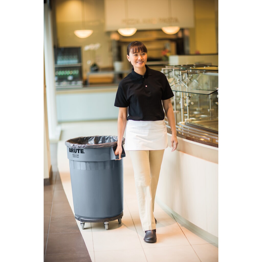 Número de imagen del producto 4: Contenedor universal Rubbermaid®, plástico, cuadrado, 208 litros, gris