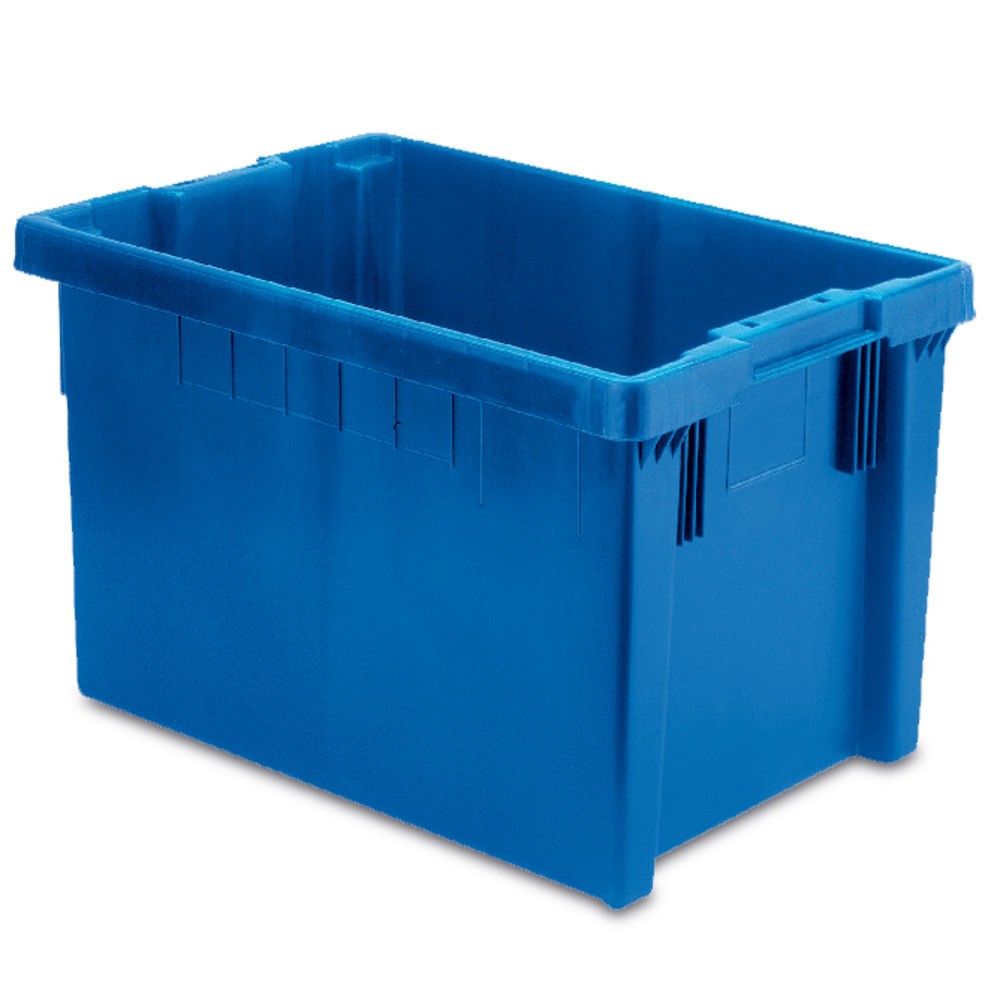 Número de imagen del producto 4: contenedor apilable giratorio de polipropileno, 45 litros, verde