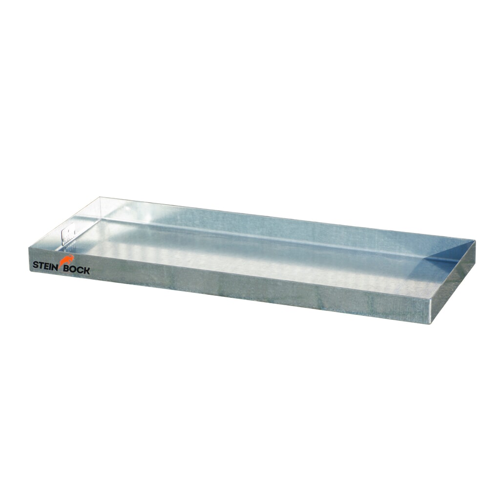 Imagen del producto: Steinbock® cubeta de retención para recipientes pequeños, de acero galvanizado, Al x An x F 60 x 940 x 370 mm, capacidad 12 litros