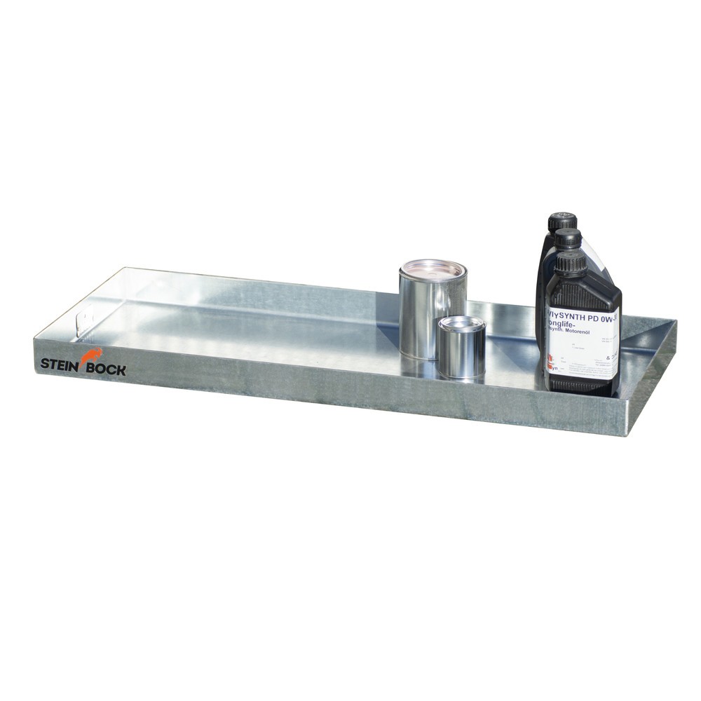 Número de imagen del producto 2: Cuba de contención para recipientes pequeños, de acero, H x A x F 60 x 370 x 940 mm