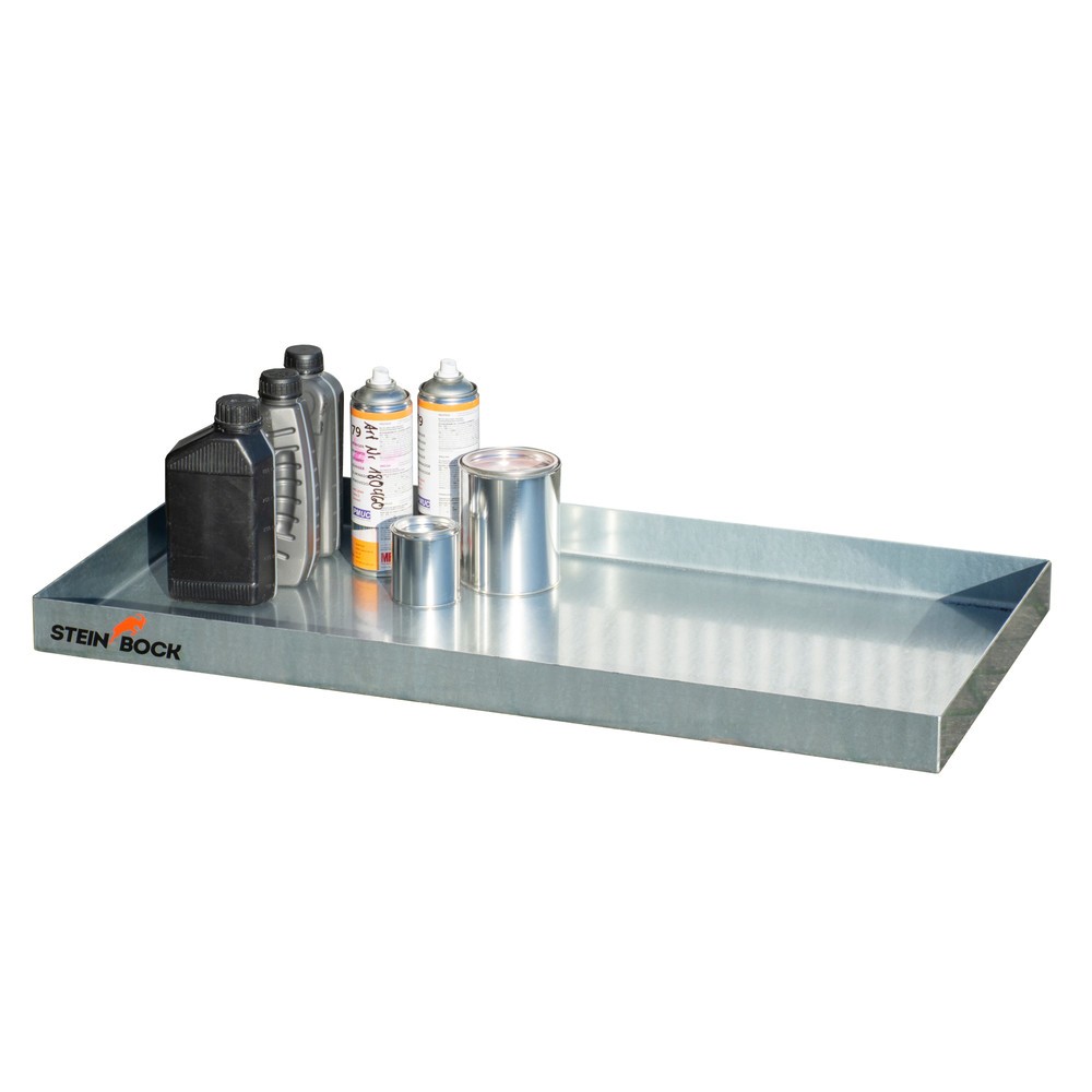 Número de imagen del producto 2: Cuba de contención para recipientes pequeños, de acero, H x A x F 60 x 470 x 940 mm