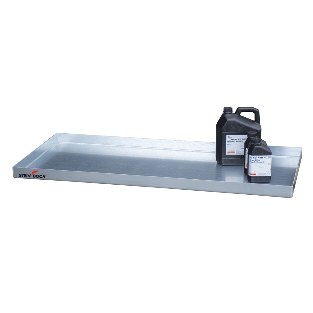 Número de imagen del producto 2: Cuba de contención para recipientes pequeños, de acero, H x A x F 60 x 600 x 1.390 mm
