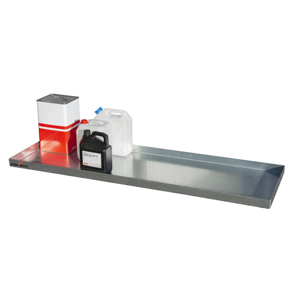 Número de imagen del producto 2: Cuba de contención para recipientes pequeños, de acero, H x A x F 60 x 600 x 1.850 mm