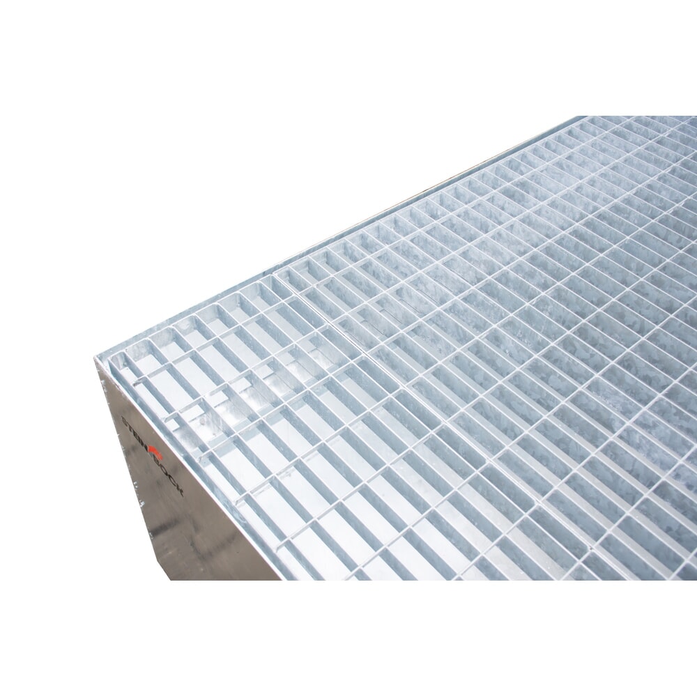 Número de imagen del producto 4: Cuba de contención Steinbock® de acero para 1x KTC/IBC (contenedores cisterna cúbicos /a granel), galvanizado en caliente