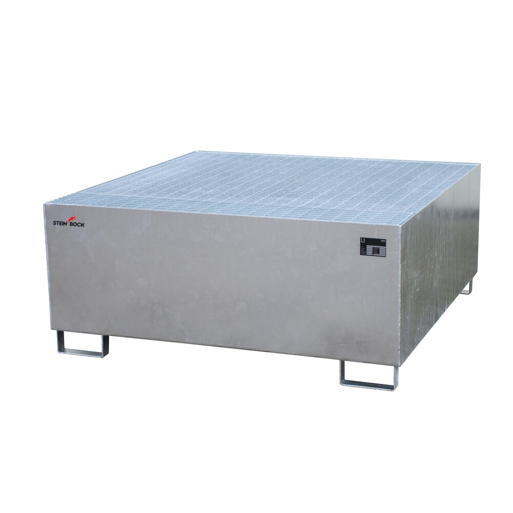 Número de imagen del producto 1: Cuba de contención Steinbock® de acero para 1x KTC/IBC (contenedores cisterna cúbicos /a granel), galvanizado en caliente