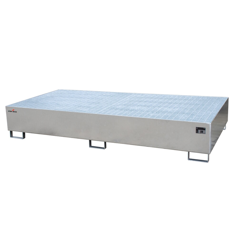Número de imagen del producto 1: Cuba de contención Steinbock® de acero para 2x KTC/IBC (contenedores cisterna cúbicos /a granel), galvanizado en caliente