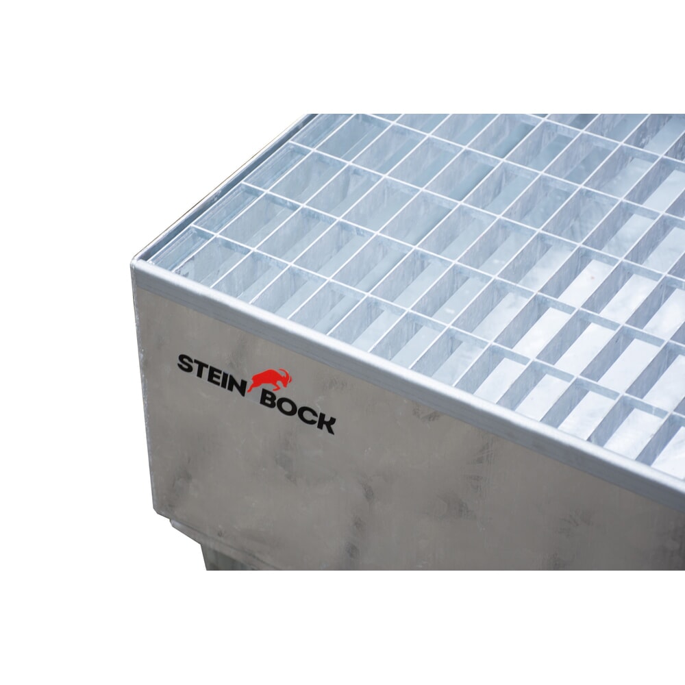 Número de imagen del producto 2: Cuba de contención Steinbock® para barriles de 200 litros, con ruedas, galvanizada en caliente
