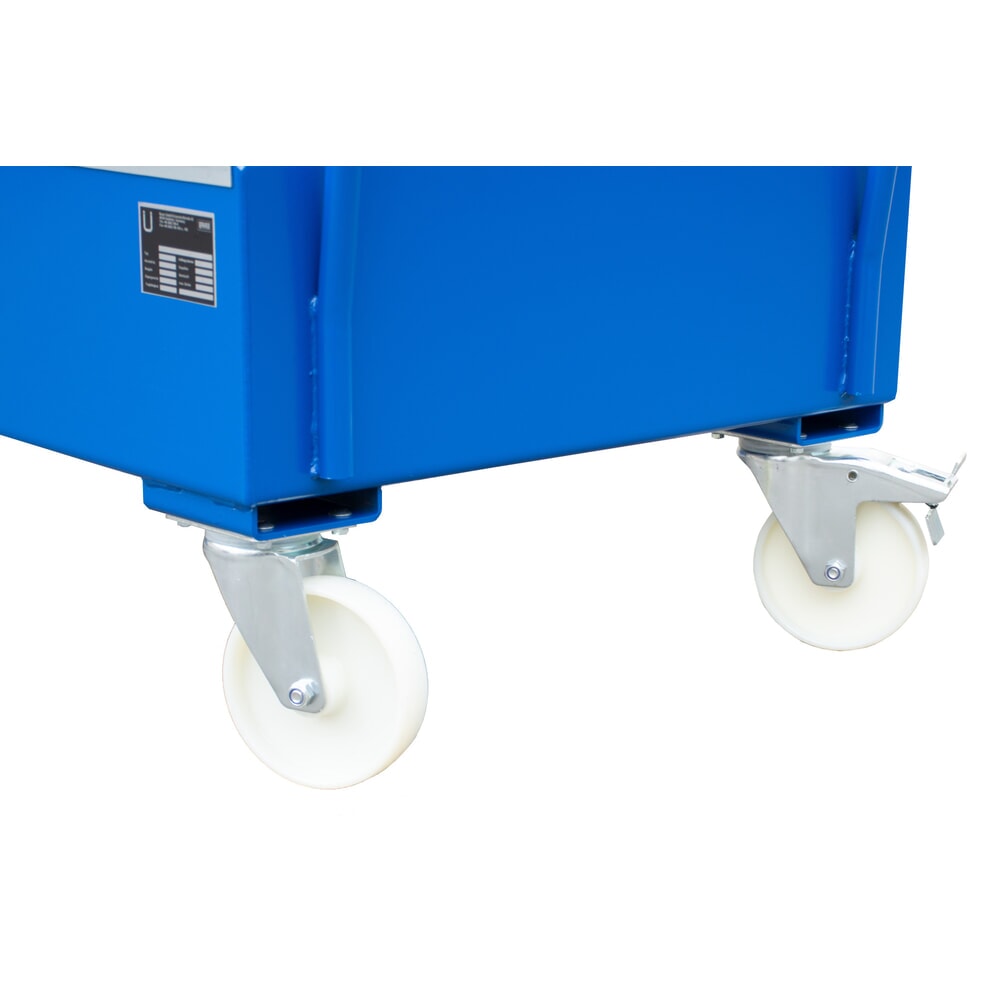 Número de imagen del producto 3: Cuba de contención Steinbock® para barriles de 200 litros, con ruedas, azul