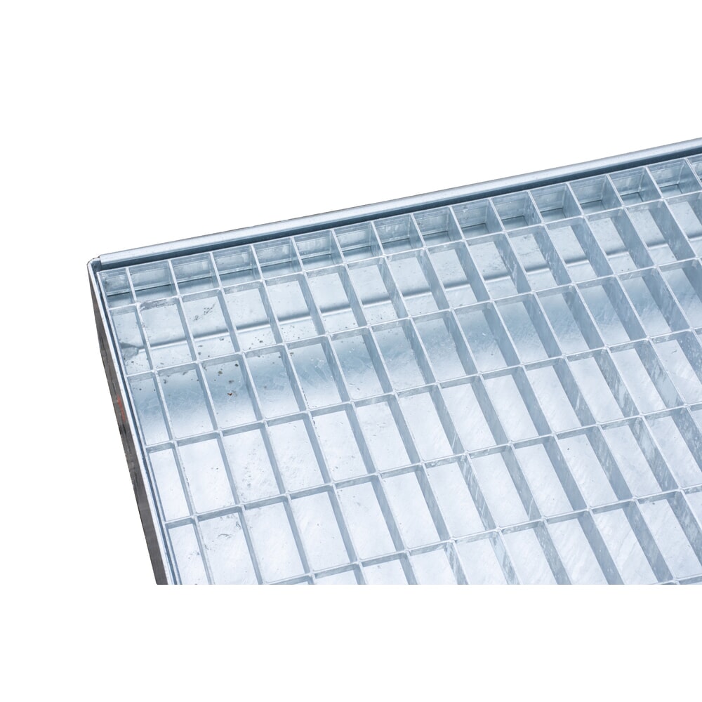 Número de imagen del producto 3: Cuba de contención Steinbock® para 4 barriles de 60 litros, con rejilla, galvanizado en caliente