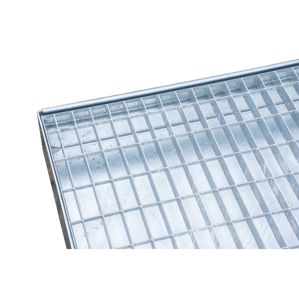 Número de imagen del producto 3: Steinbock® cubeta de retención para 4 barriles de 60 litros, incl. rejilla galvanizada, galvanizado en caliente