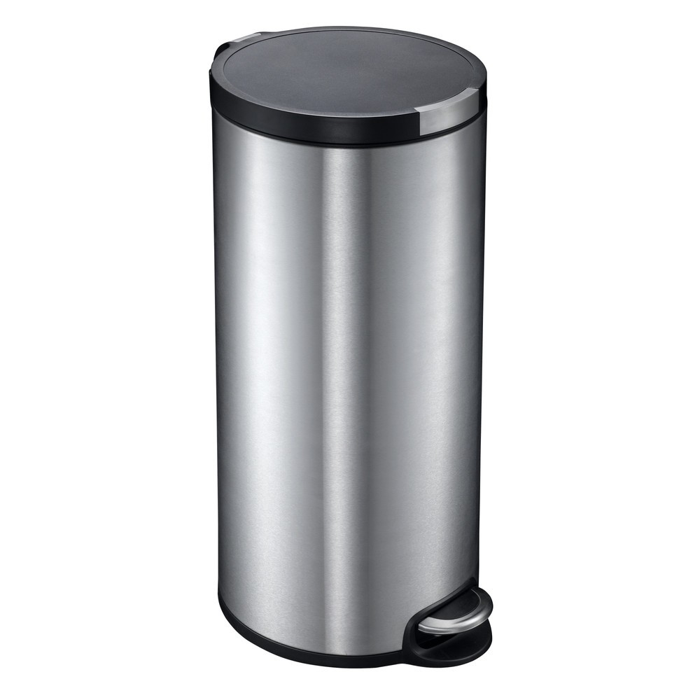 Número de imagen del producto 1: Papelera cosmética Artistic 30 litros, acero inoxidable mate