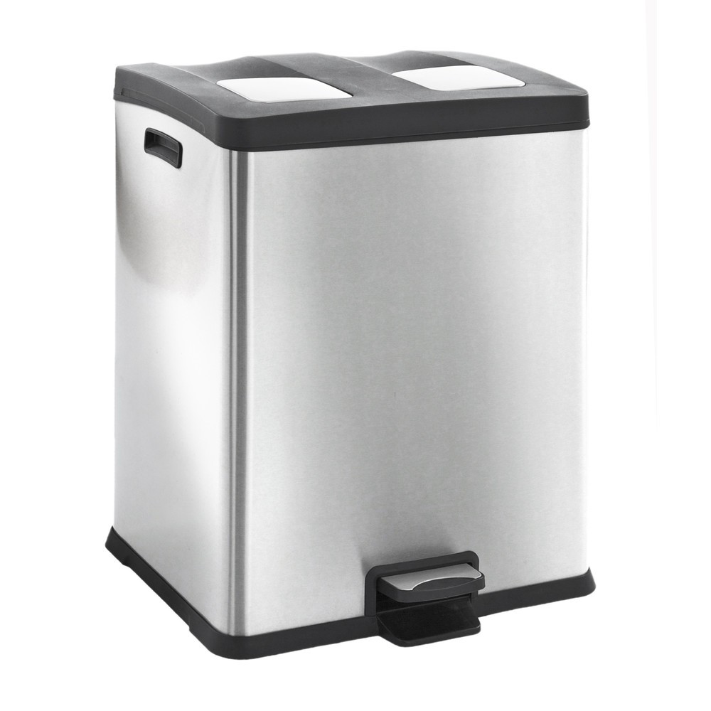 Número de imagen del producto 1: Rejoice - Cubo de basura con pedal (30 litros, acero inoxidable mate)