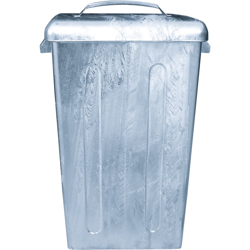 Número de imagen del producto 3: Cubo de basura de chapa de acero galvanizado en caliente de 95 litros