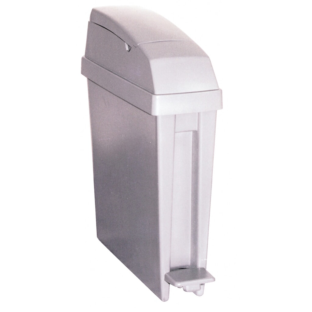 Imagen del producto: cubo de basura sanitarias, blancas, 12 litros