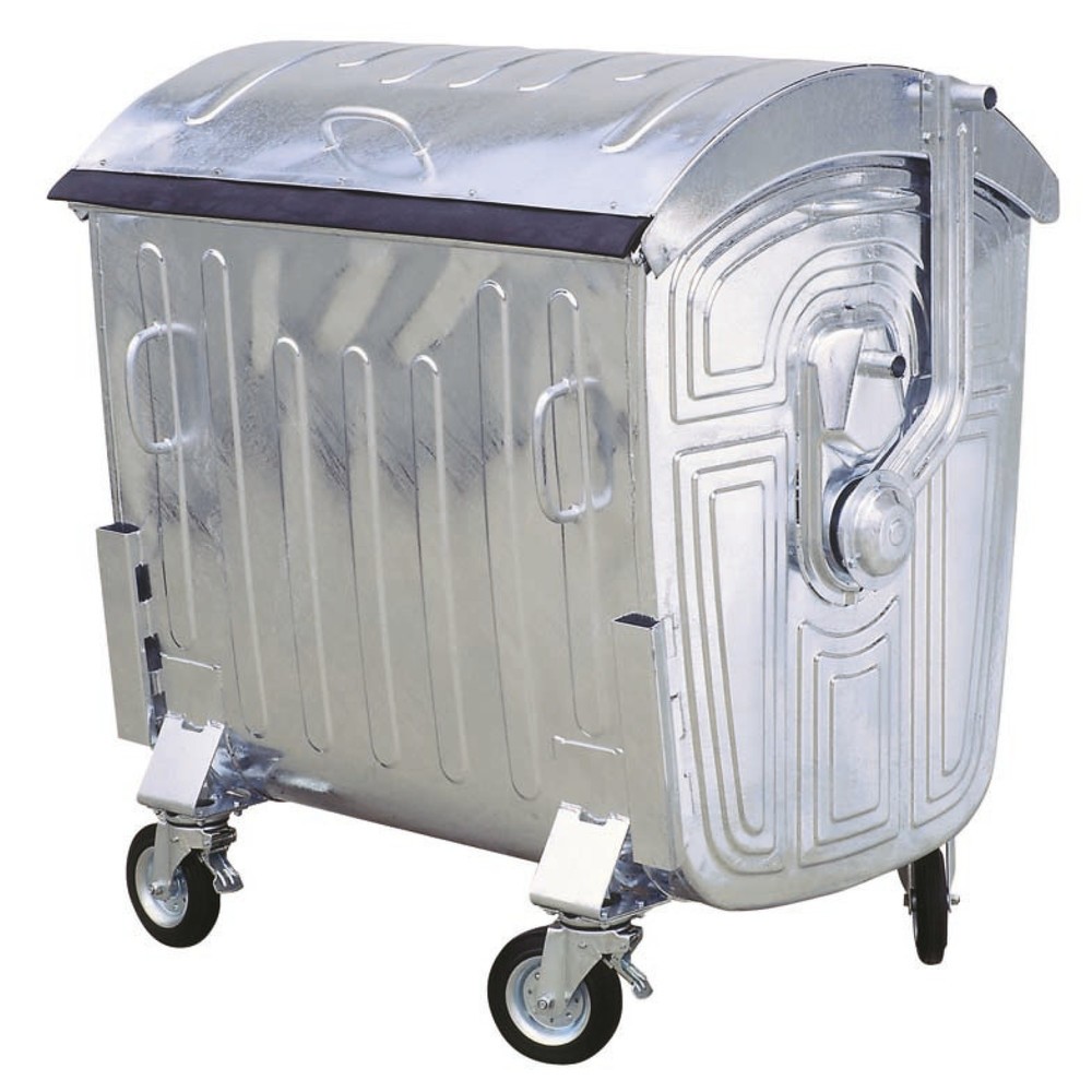 Imagen del producto: Papelera de 1100 litros, 4 ruedas giratorias