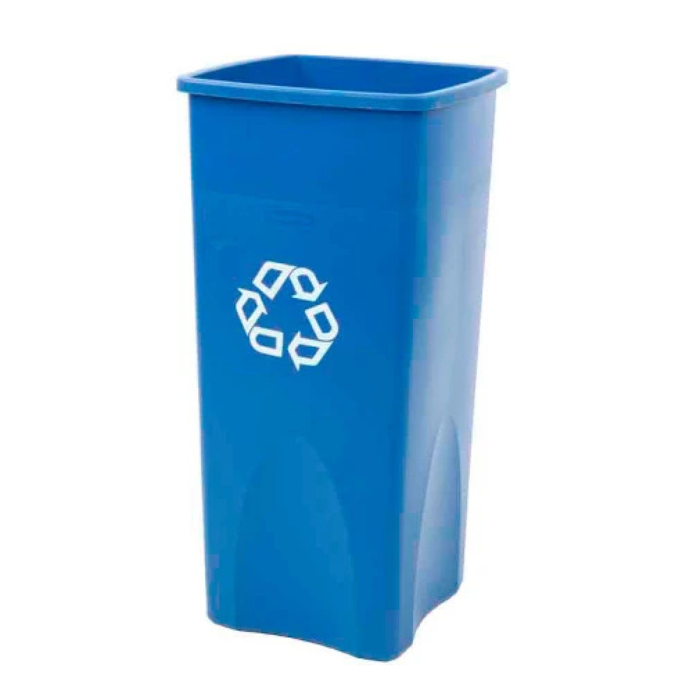 Imagen del producto: Cubo de reciclaje Rubbermaid®, 87 litros, azul