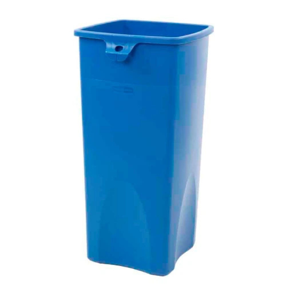 Número de imagen del producto 3: Cubo de reciclaje Rubbermaid®, 87 litros, azul