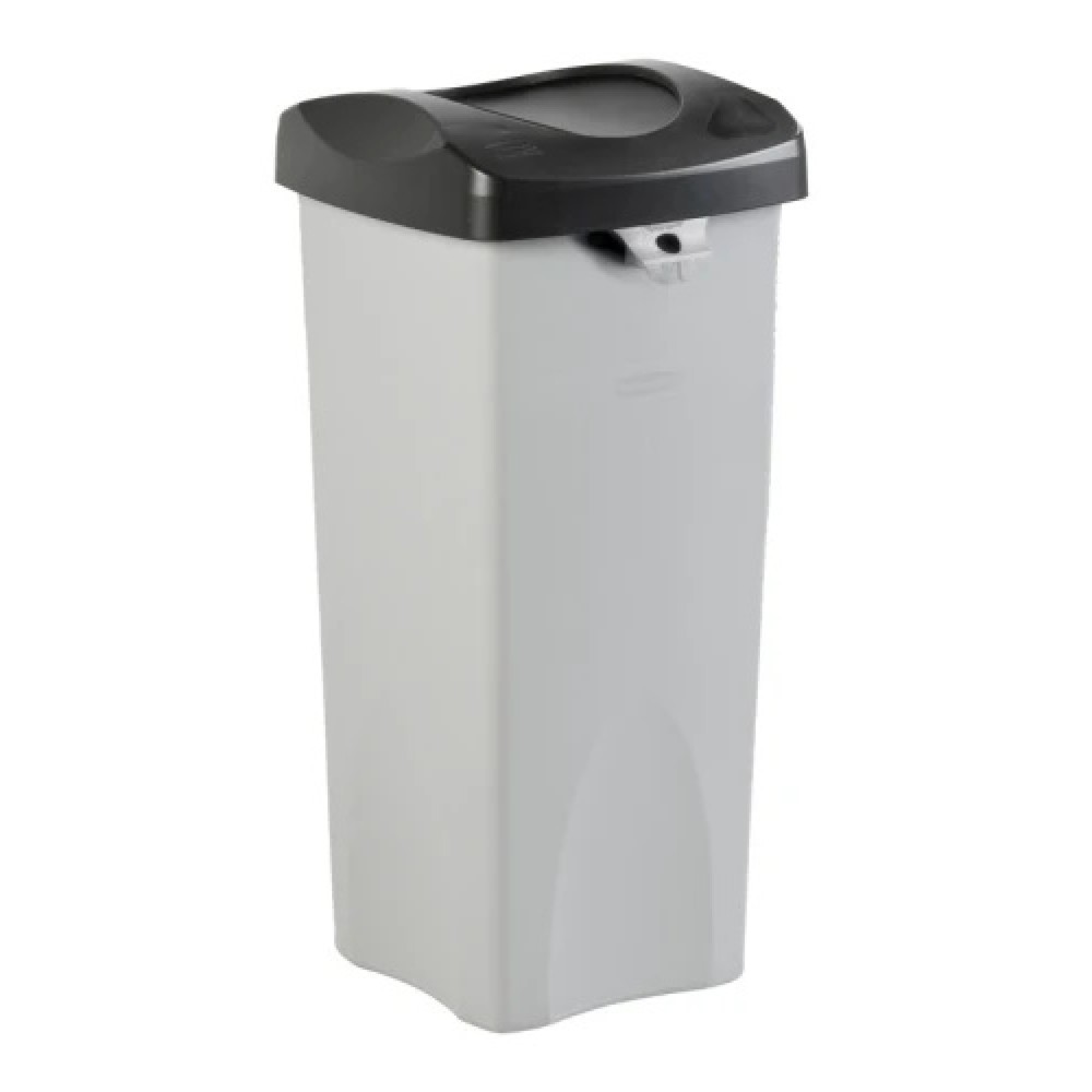 Número de imagen del producto 3: Cubo de reciclaje Rubbermaid®, 87 litros, gris
