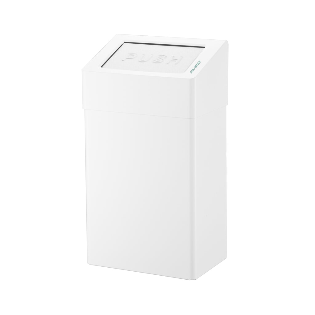 Cubo de residuos Air-Wolf, 18 litros de volumen, blanco Imagen del producto: Cubo de residuos Air-Wolf, 18 litros de volumen, blanco