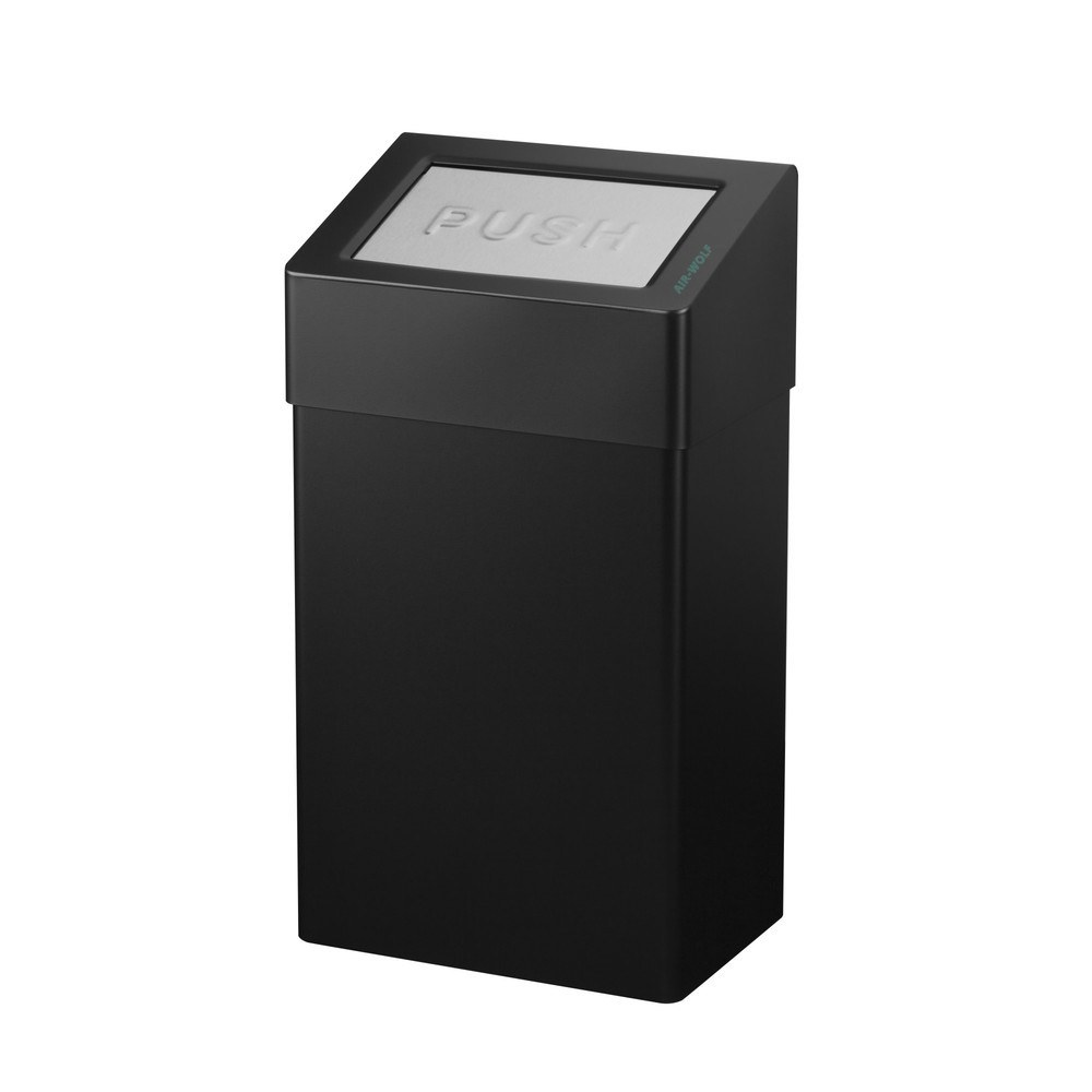 Imagen del producto: Cubo de residuos Air-Wolf, 18 litros de volumen, negro