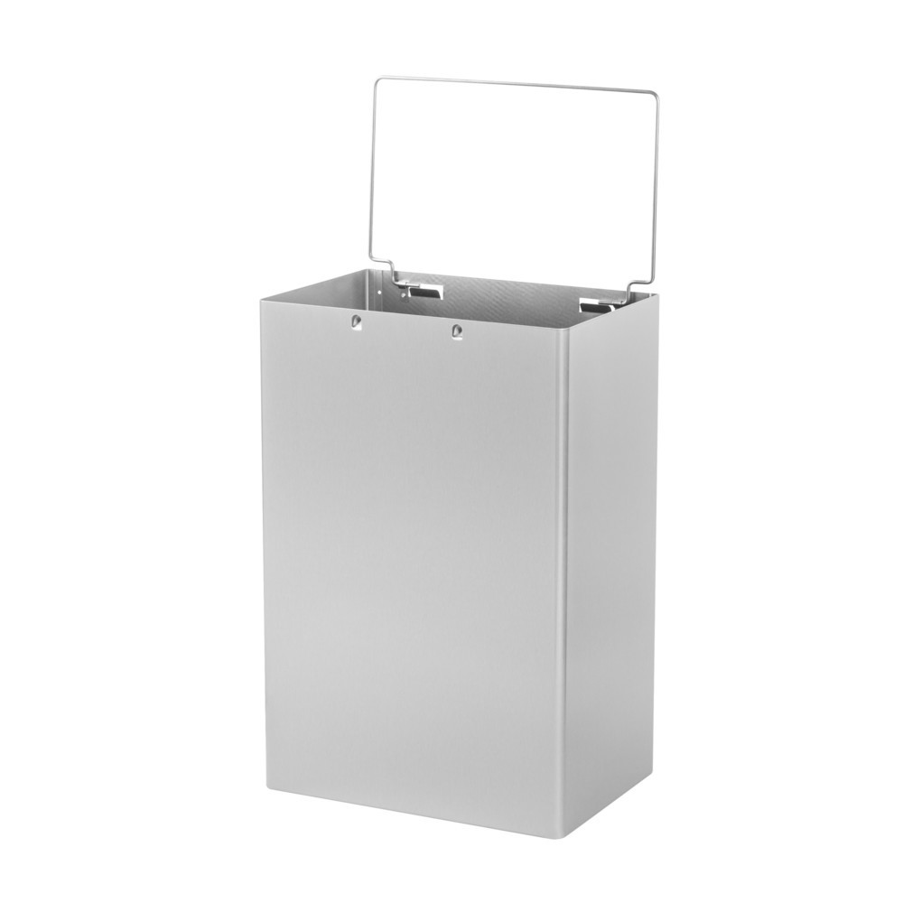 Número de imagen del producto 4: Cubo de residuos Air-Wolf, 50 litros de volumen, de acero inoxidable cepillado