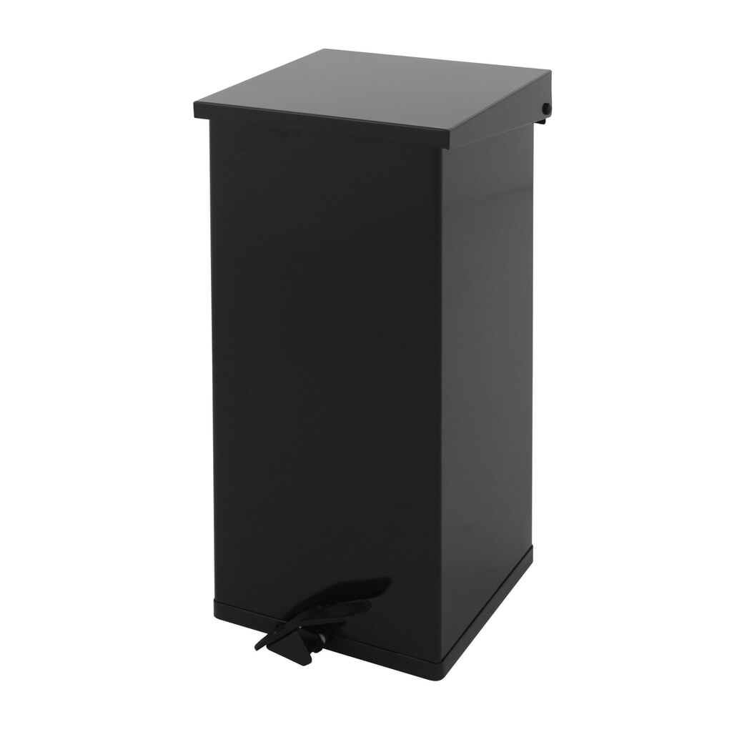 Imagen del producto: Cubo de residuos CARRO Kick con pedal, 55 litros, negro