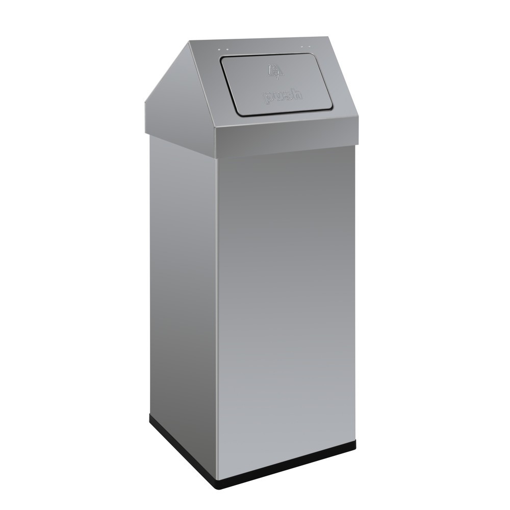Imagen del producto: Cubo de residuos CARRO Push, 110 litros, acero inoxidable