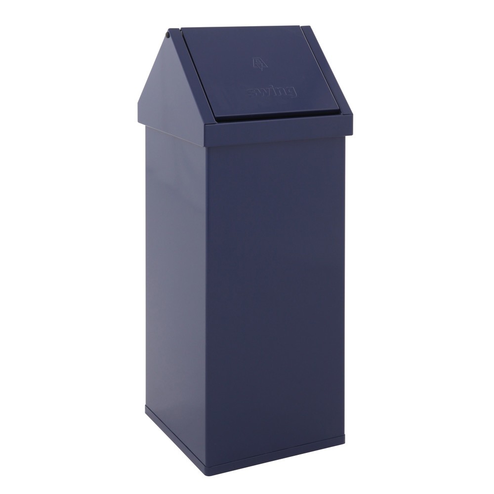 Imagen del producto: Cubo de residuos CARRO Swing, 110 litros, de aluminio, azul