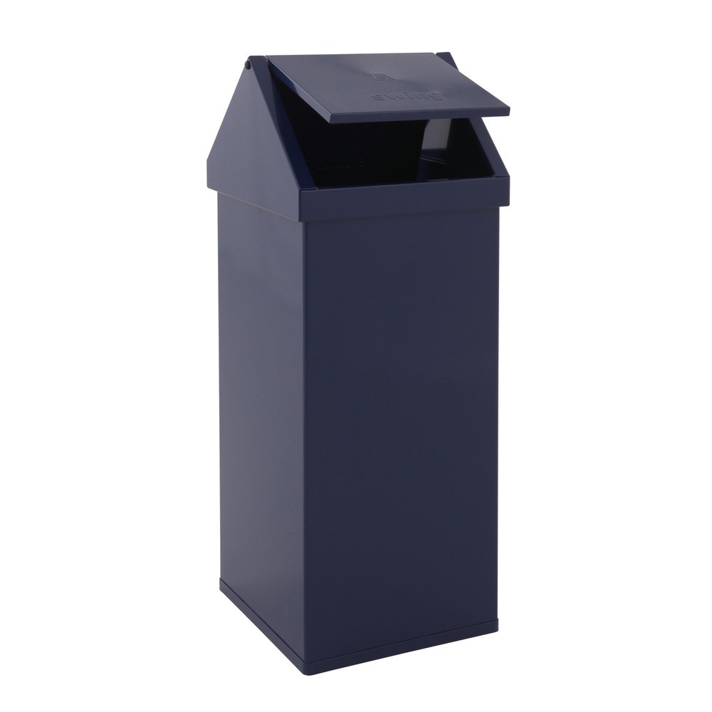 Número de imagen del producto 2: Cubo de residuos CARRO Swing, 110 litros, de aluminio, azul