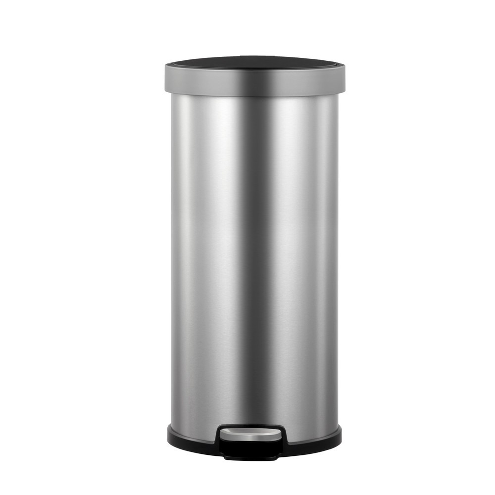 Número de imagen del producto 2: Cubo de residuos con pedal EKO Aria, 35 litros, acero inoxidable satinado