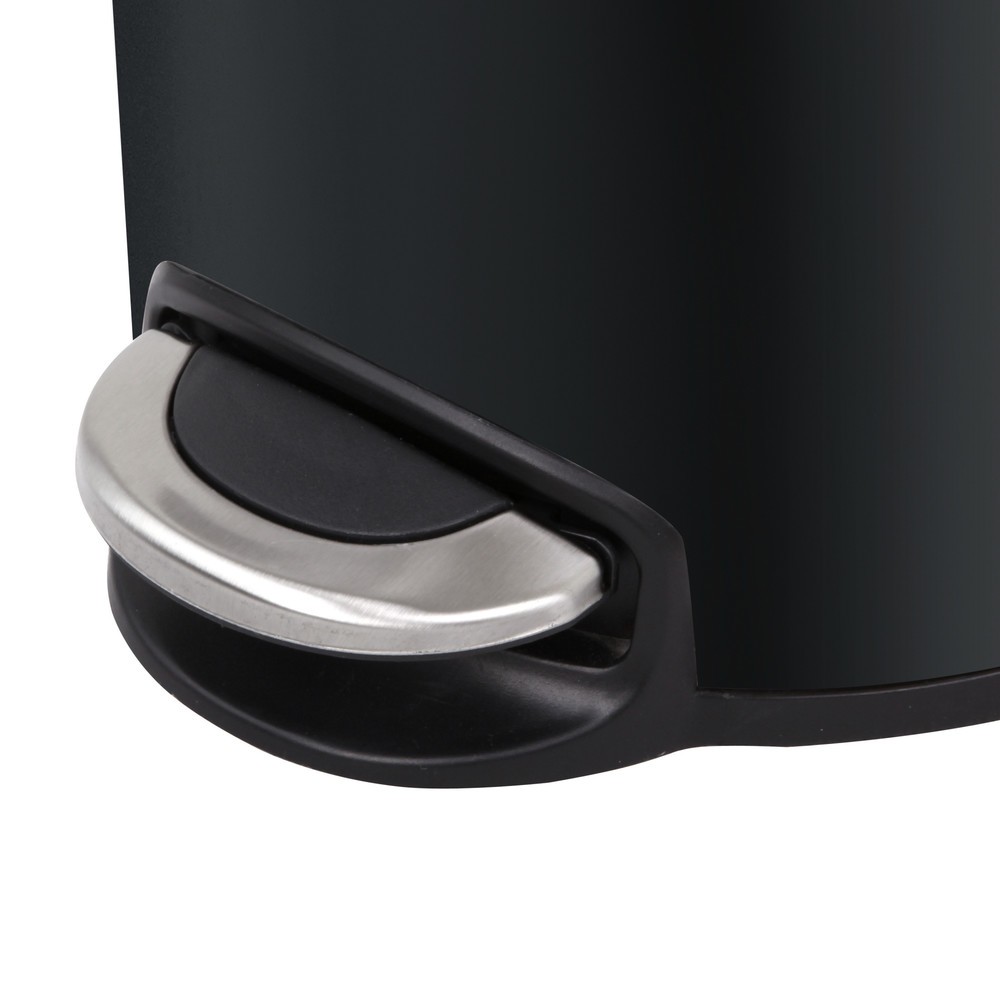 Número de imagen del producto 2: Cubo de residuos con pedal EKO Artistic, 5 litros, negro