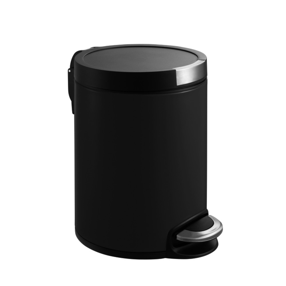 Imagen del producto: Cubo de residuos con pedal EKO Artistic, 5 litros, negro