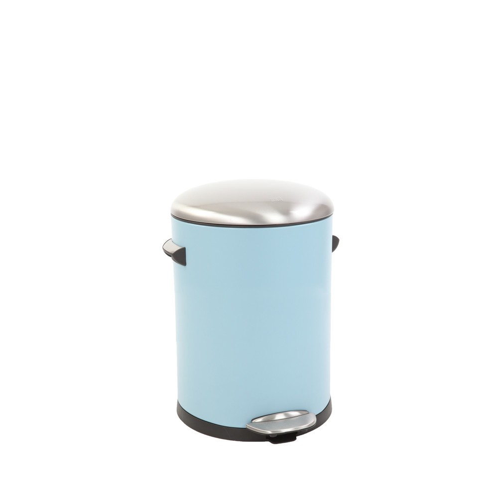 Imagen del producto: Cubo de residuos con pedal EKO Belle Deluxe, 3 litros, azul claro