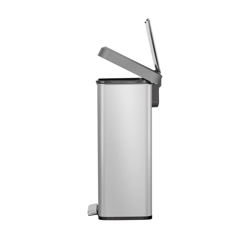 Número de imagen del producto 4: Cubo de residuos con pedal EKO Cozy, 45 litros, acero inoxidable mate
