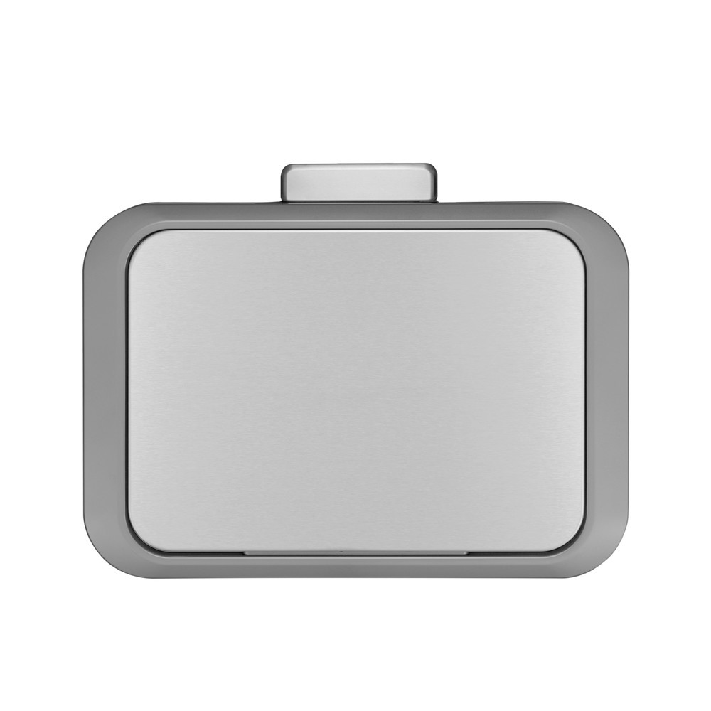 Número de imagen del producto 5: Cubo de residuos con pedal EKO Cozy, 45 litros, acero inoxidable mate