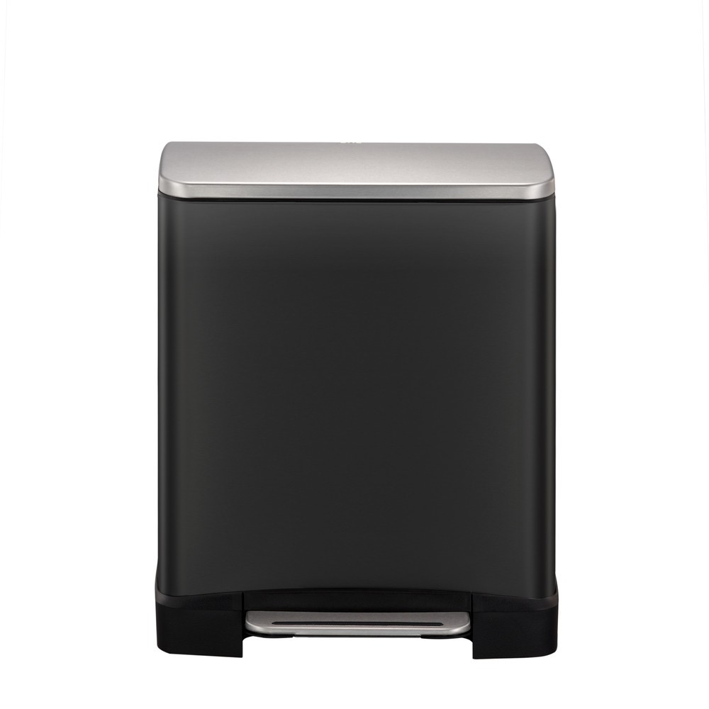 Número de imagen del producto 2: Cubo de residuos con pedal EKO E-Cube, 12 litros, negro
