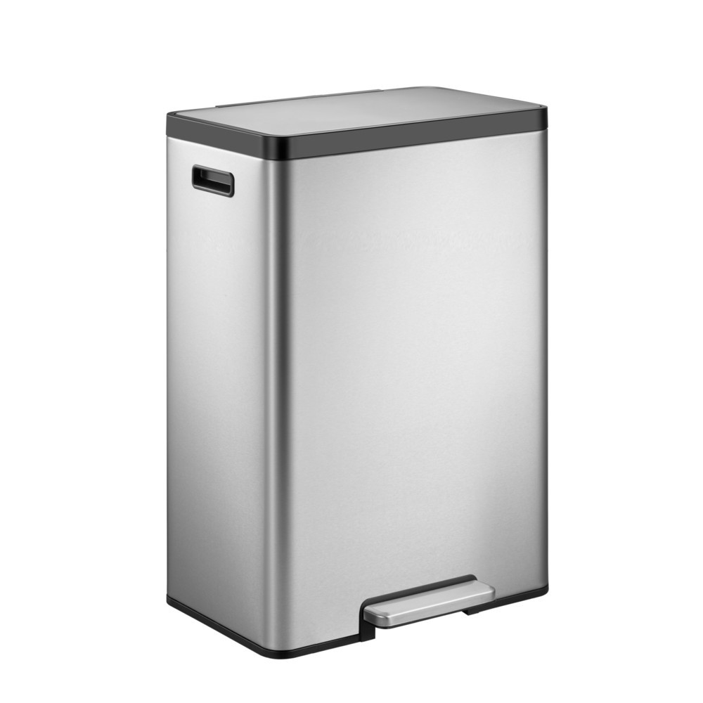 Imagen del producto: Cubo de residuos con pedal EKO Ecocasa 2, 30 litros, acero inoxidable mate