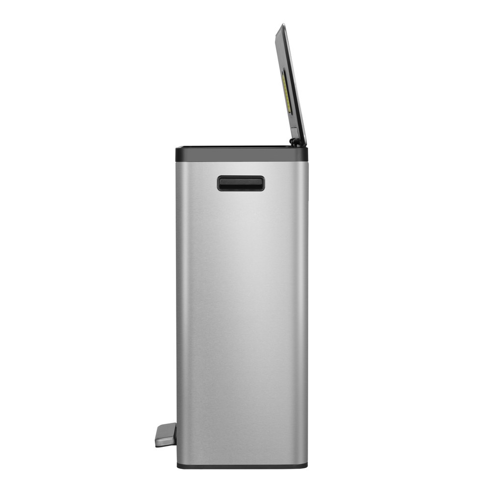 Número de imagen del producto 4: Cubo de residuos con pedal EKO Ecocasa 2, 30 litros, acero inoxidable mate