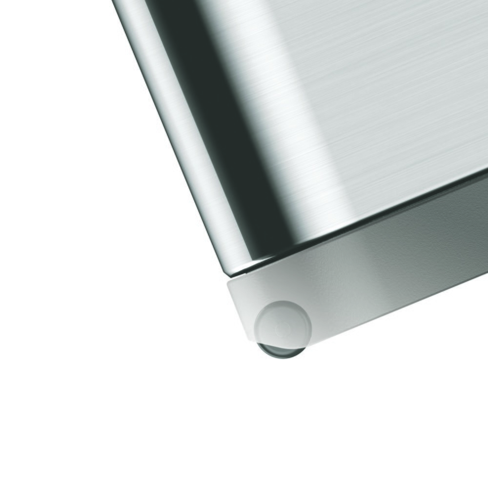 Número de imagen del producto 4: Cubo de residuos con pedal EKO Ecofly, 2 x 20 litros, acero inoxidable mate