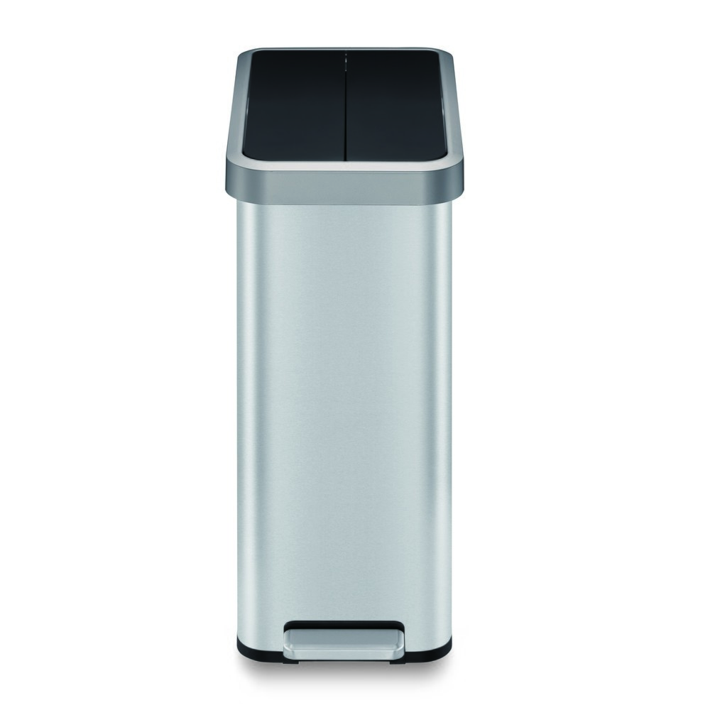 Número de imagen del producto 2: Cubo de residuos con pedal EKO Ecofly II, 45 litros, acero inoxidable mate