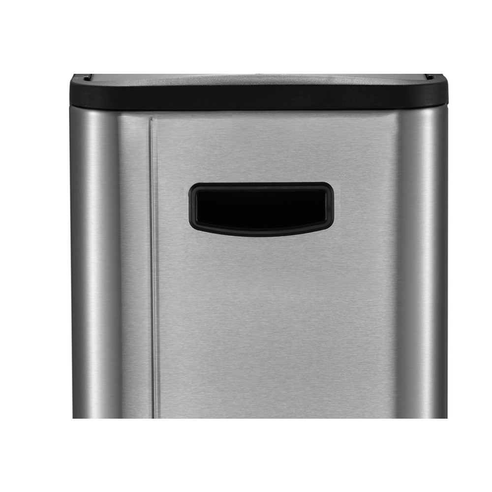 Número de imagen del producto 2: Cubo de residuos con pedal EKO Ecoslim, 45 litros, acero inoxidable mate