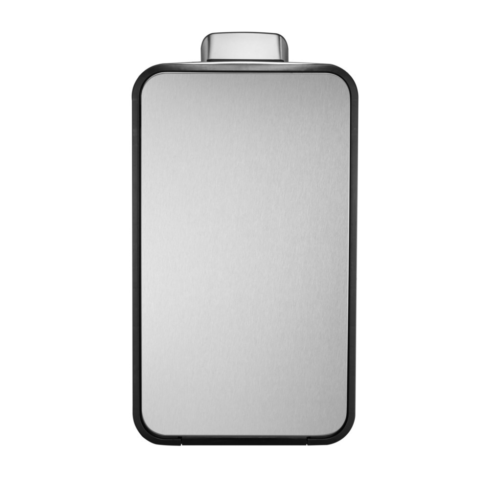 Número de imagen del producto 3: Cubo de residuos con pedal EKO Ecoslim, 45 litros, acero inoxidable mate