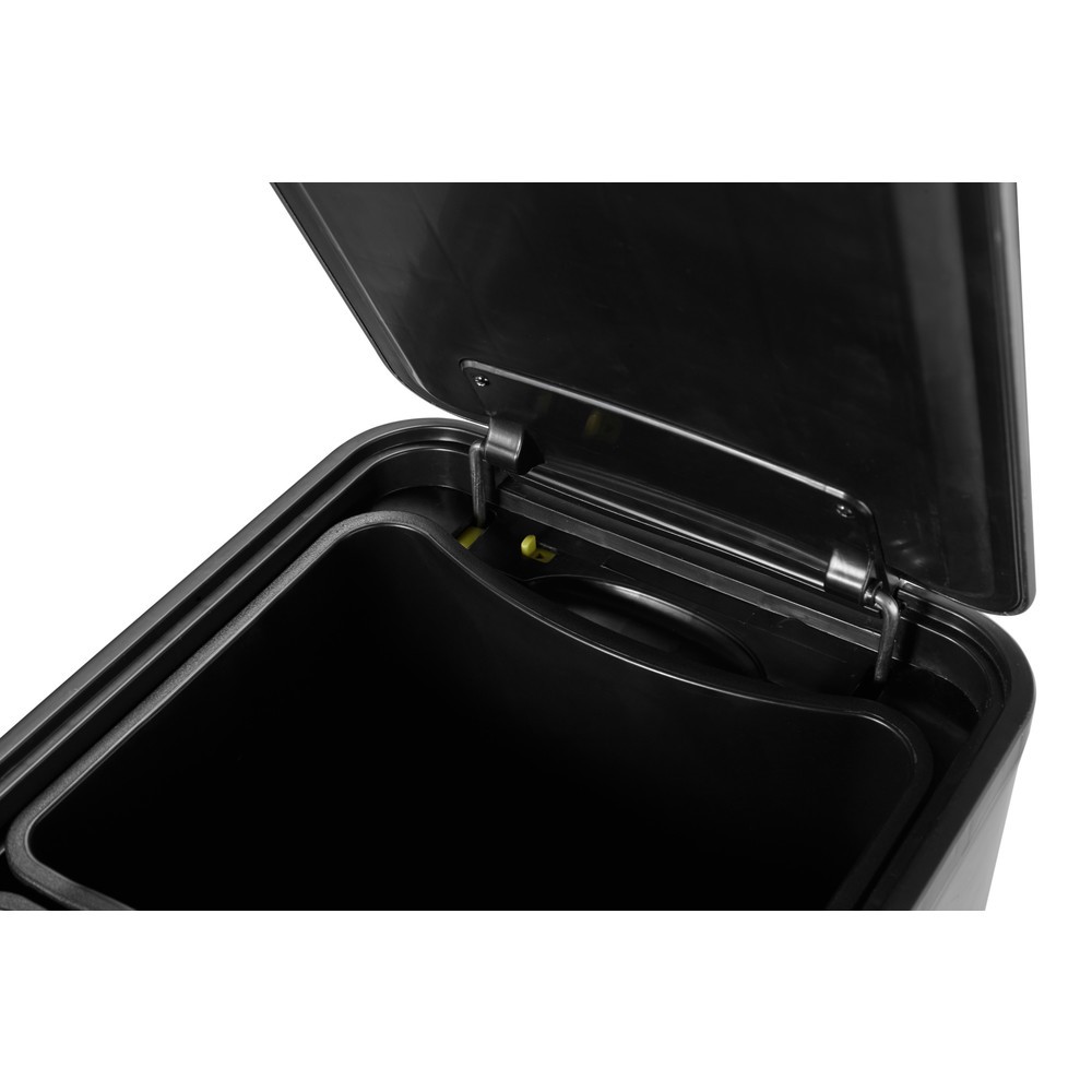 Número de imagen del producto 5: Cubo de residuos con pedal EKO Ecoslim, 45 litros, acero inoxidable mate