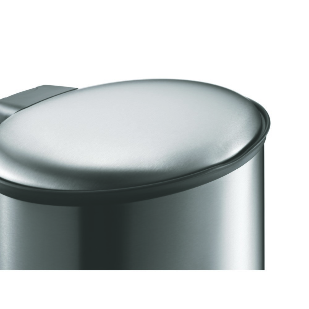 Número de imagen del producto 4: Cubo de residuos con pedal EKO Ellipse, 30 litros, acero inoxidable mate