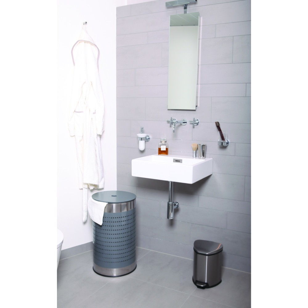 Número de imagen del producto 3: Cubo de residuos con pedal EKO Grace, 5 litros, acero inoxidable satinado