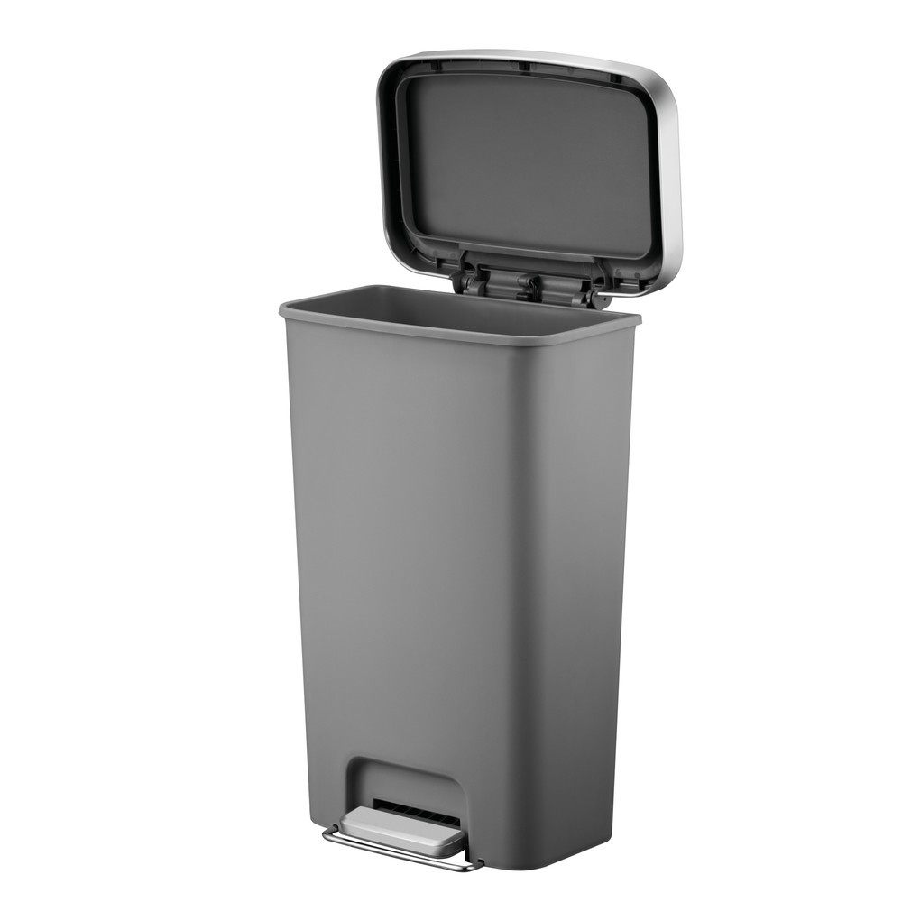 Número de imagen del producto 4: Cubo de residuos con pedal EKO Hana, 45 litros, gris