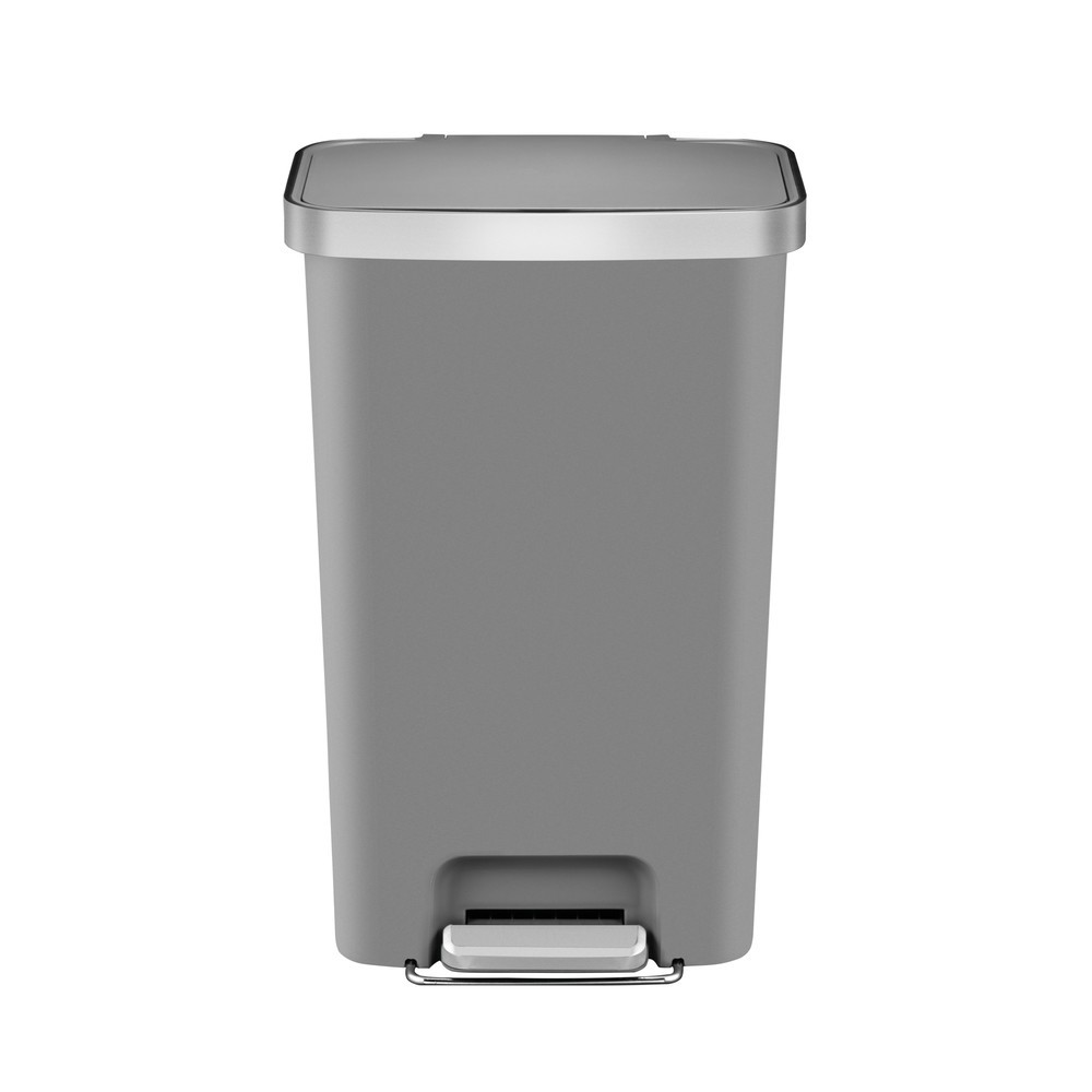 Número de imagen del producto 8: Cubo de residuos con pedal EKO Hana, 45 litros, gris