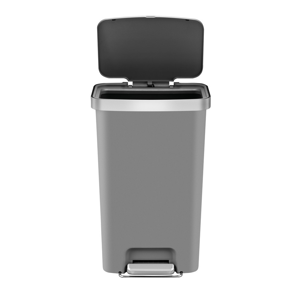 Número de imagen del producto 9: Cubo de residuos con pedal EKO Hana, 45 litros, gris