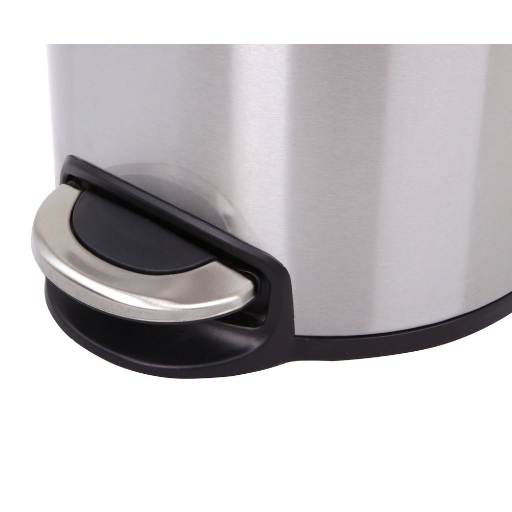 Número de imagen del producto 3: Cubo de residuos con pedal EKO Maggey, 30 litros, acero inoxidable mate