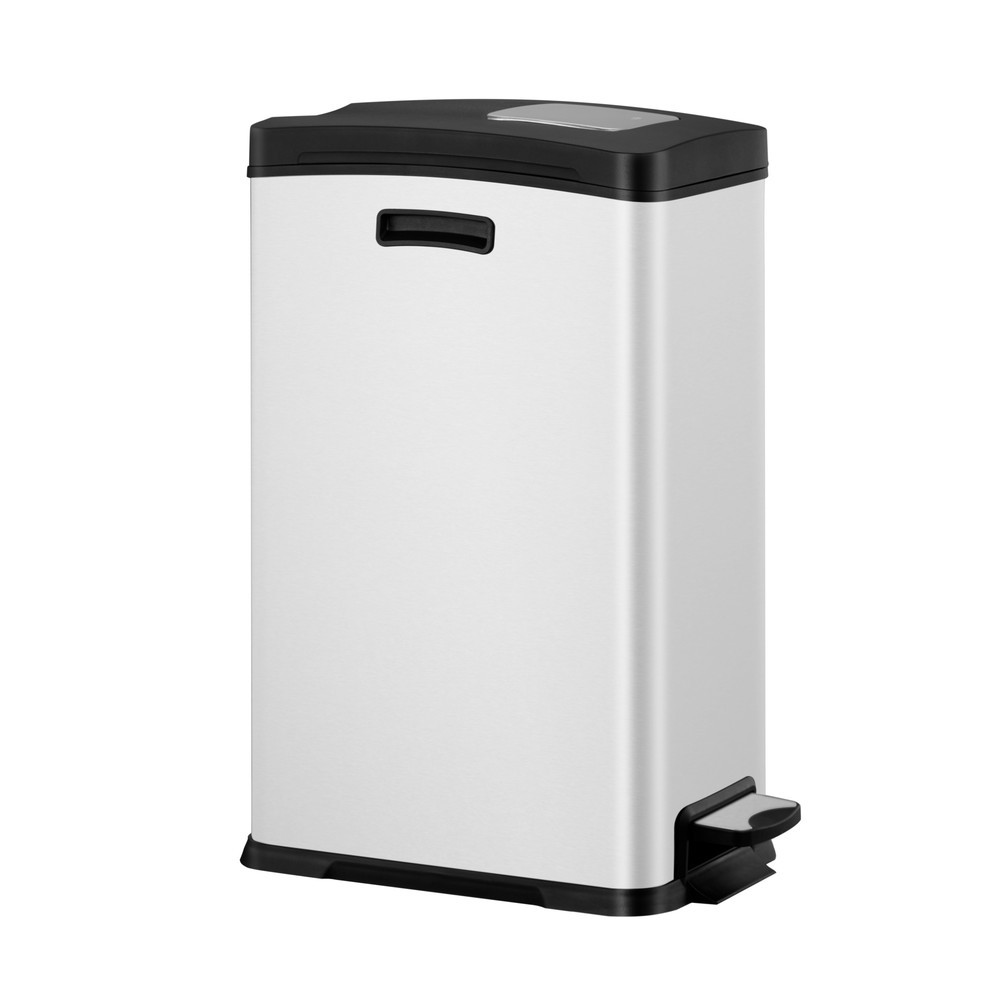 Número de imagen del producto 4: Cubo de residuos con pedal EKO Rejoice, 30 litros, blanco
